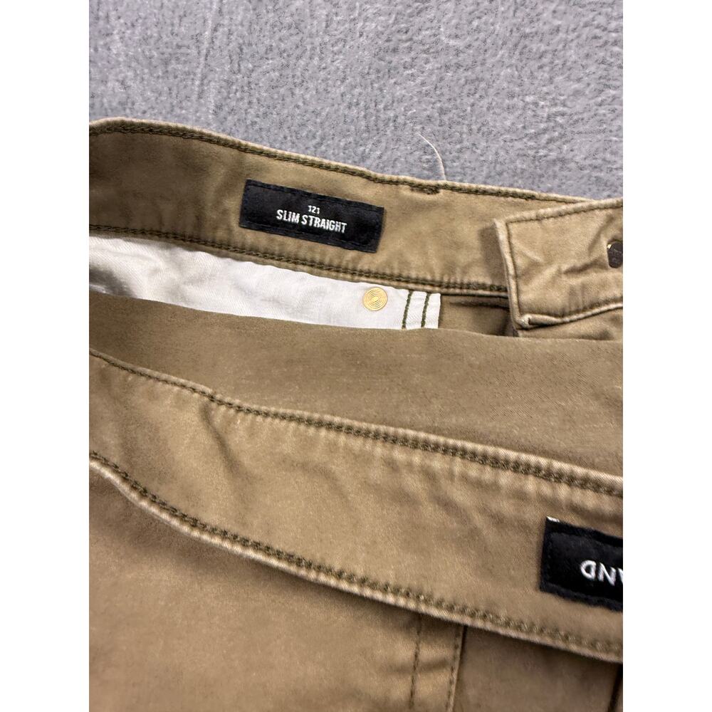 Lucky Brand Khaki Straight Leg Pants Mens 36x32 Tan Casual Cotton‎ - Picture 7 of 7